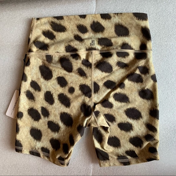 WeWoreWhat Splice Cheetah Print Bike Shorts - Picture 3 of 7